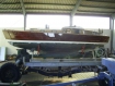 Holzboot Mahagoni Außenhaut-Sanierung